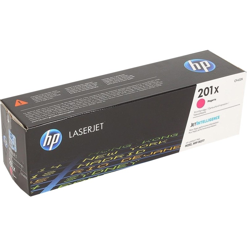 Картридж лазерный HP 201X CF403X пурп. для CLJ Pro M252/M277