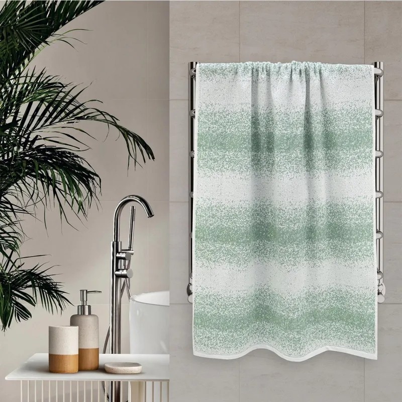 Полотенце махровое УЗБ Филидор,L 70х130 мятн,161372