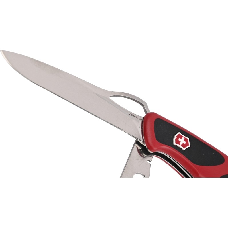 Нож Victorinox RangerGrip 79, 130 мм, 12 функций, красный с черн, 0.9563.MC