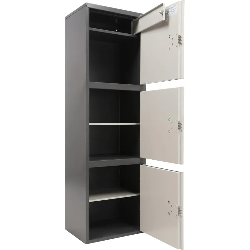 Шкаф для бумаг AIKO SL-150/3T с 3 отделами 460х340х1490