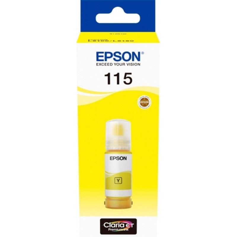 Чернила Epson 115 C13T07D44A жел. для L8160 / L8181