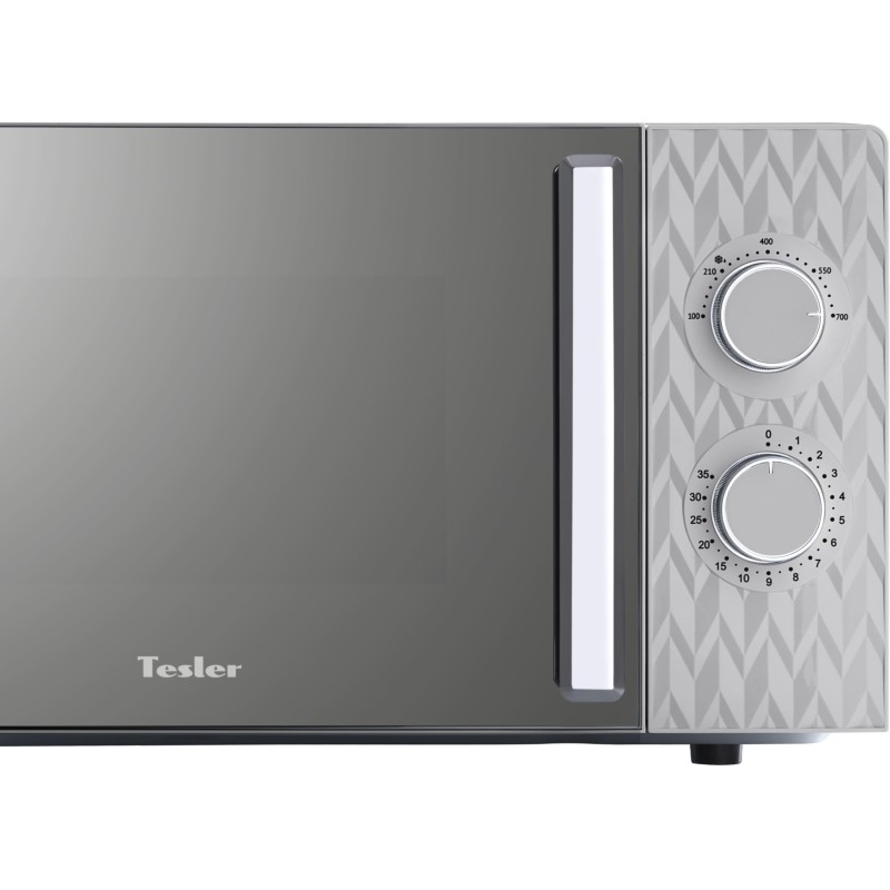 Микроволновая печь TESLER MM-2004 GREY, 20л., 700Вт., механическая