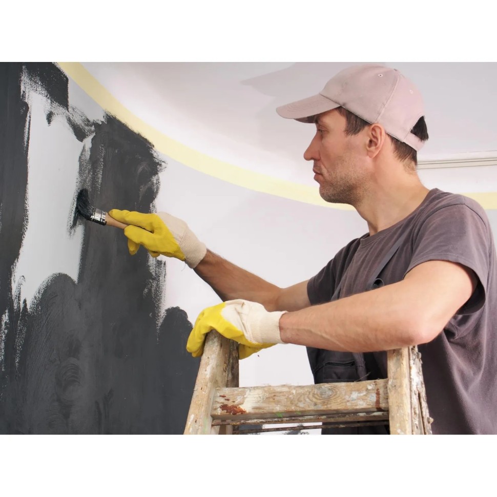 Клейкая лента малярная 38ммх50м, 120мкм., бел., 48шт/уп (ВАЗ)