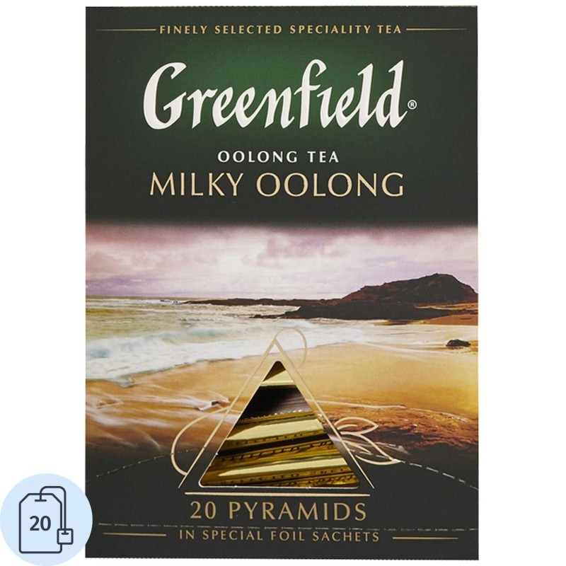 Чай Greenfield Milky Oolong зел. пирамидки фольгир. 20 пак/уп 0905-08