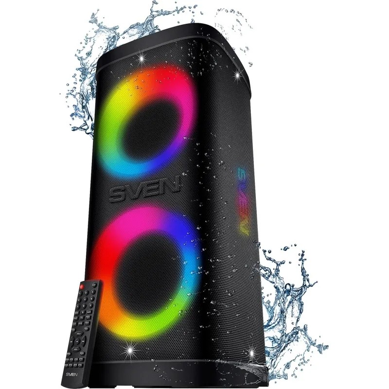 Акустическая система Sven PS-950, 2x80Вт, TWS, IPx4, FM/USB/microSD, LED