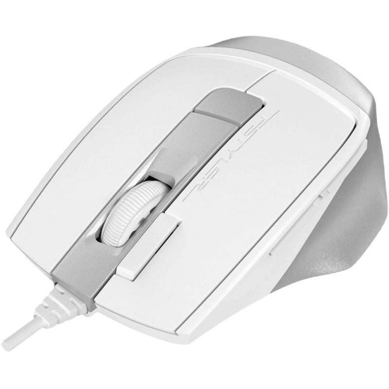Мышь компьютерная A4Tech Fstyler FM45S Air бел/серебр 2400dpi silent/7but