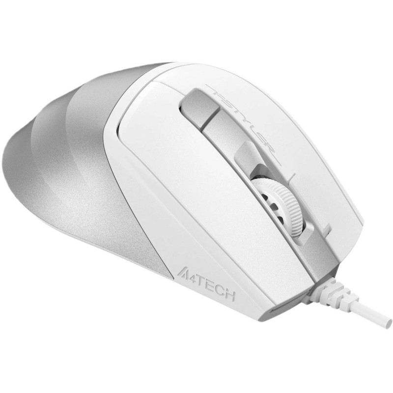 Мышь компьютерная A4Tech Fstyler FM45S Air бел/серебр 2400dpi silent/7but