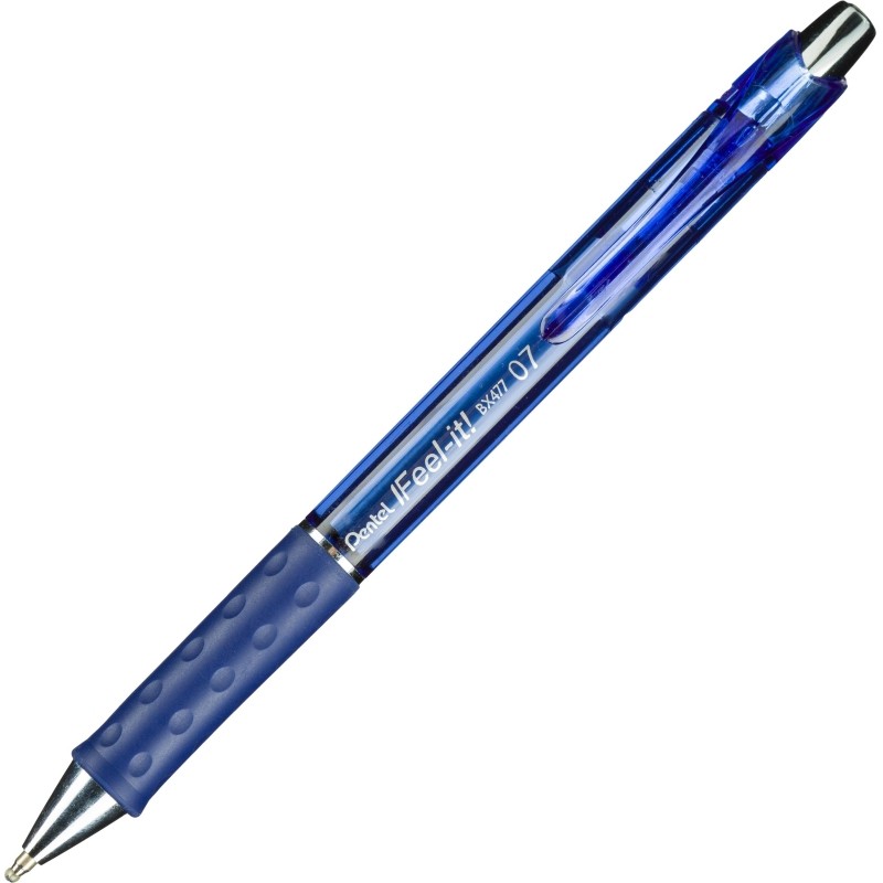 Ручка шариковая автомат. Pentel IFeel it! cиний, 0,7,масл,манжBX477-C