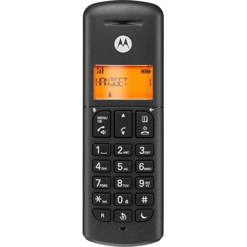 Радиотелефон Motorola DECT E203 (цвет Черный) (кмпл 3 трубки)