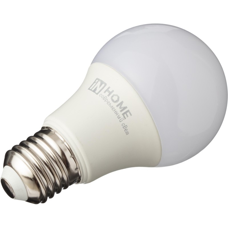 Лампа светодиодная LED-A60-VC 4PACK 10Вт 230В Е27 4000К (4шт./упак) IN HOME