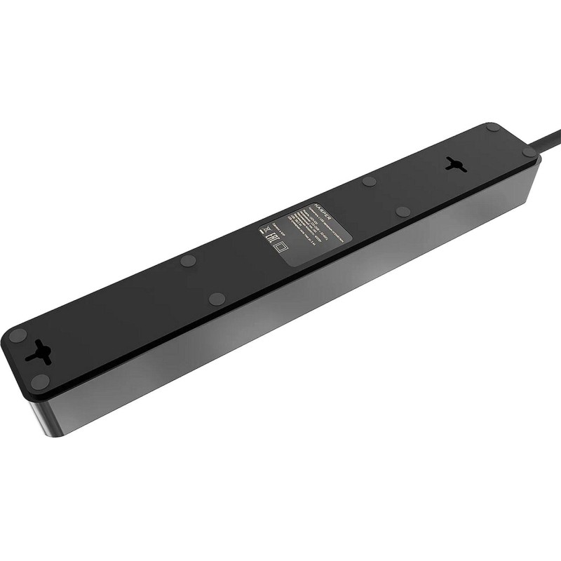 Сетевой фильтр HARPER UCH-530 Black 5р/1,5м/4кВт/16А 3xUSB(H00003010)