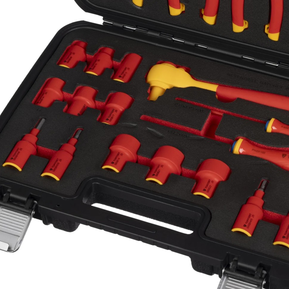 Набор диэлектрических инструментов Topfort 21 предметов (VDE584121) Набор диэлектрических инструментов Topfort 21 предметов (VDE584121)