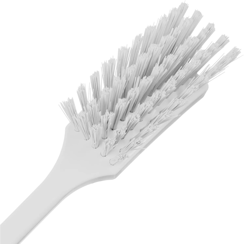 Щетка ручная FBK с длинной ручкой 410х45мм мягкая белая 10213-1