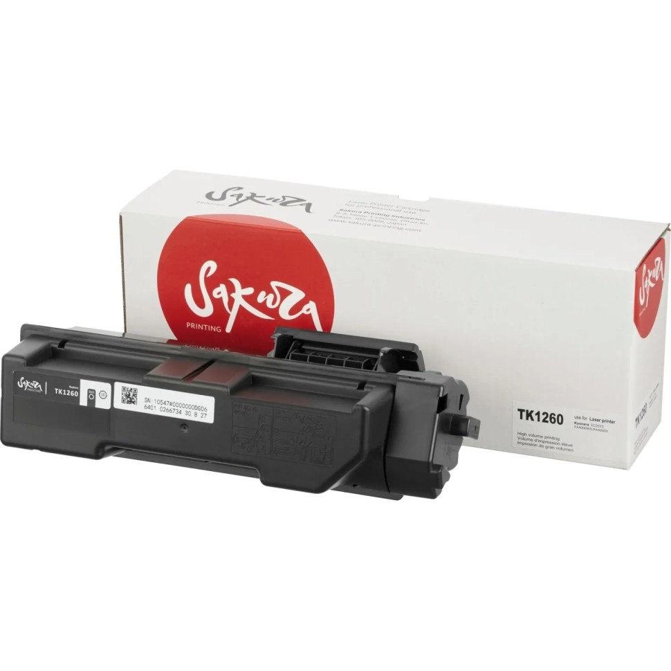 Тонер-картридж Sakura TK-1260 чер. для Kyocera PA4000x/PA4000wx