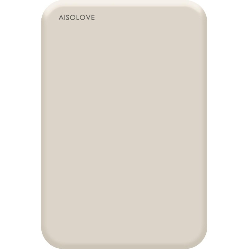 Внешний аккумулятор SOLOVE (Mi) W12 5000mAh MagSafe 20W QC+PD 3A, бежевый