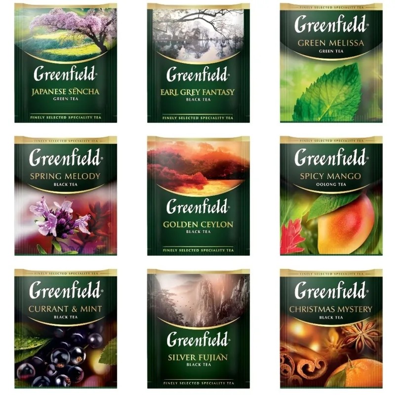 Чай Greenfield Премиальная коллекция ассорти, 45 пак (1925-09) (нг)