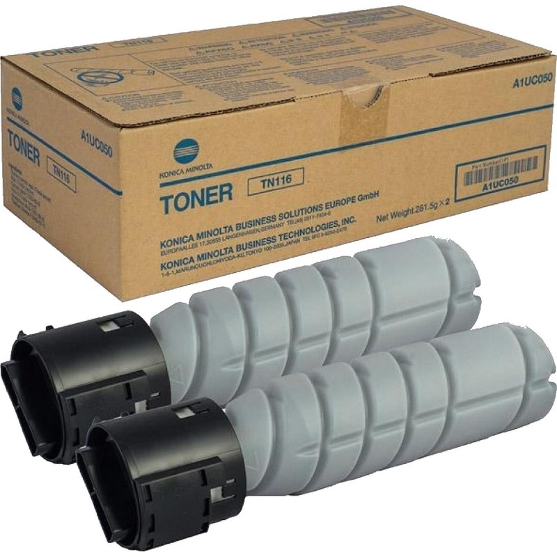 Тонер-картридж Konica Minolta TN-116 чер. для bizhub 164 (A1UC050) (уп 2шт)