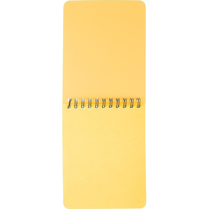 Блокнот А6,60л,кл,спир,пласт.обл,тонир.бл. Attache Bright colours Желтый