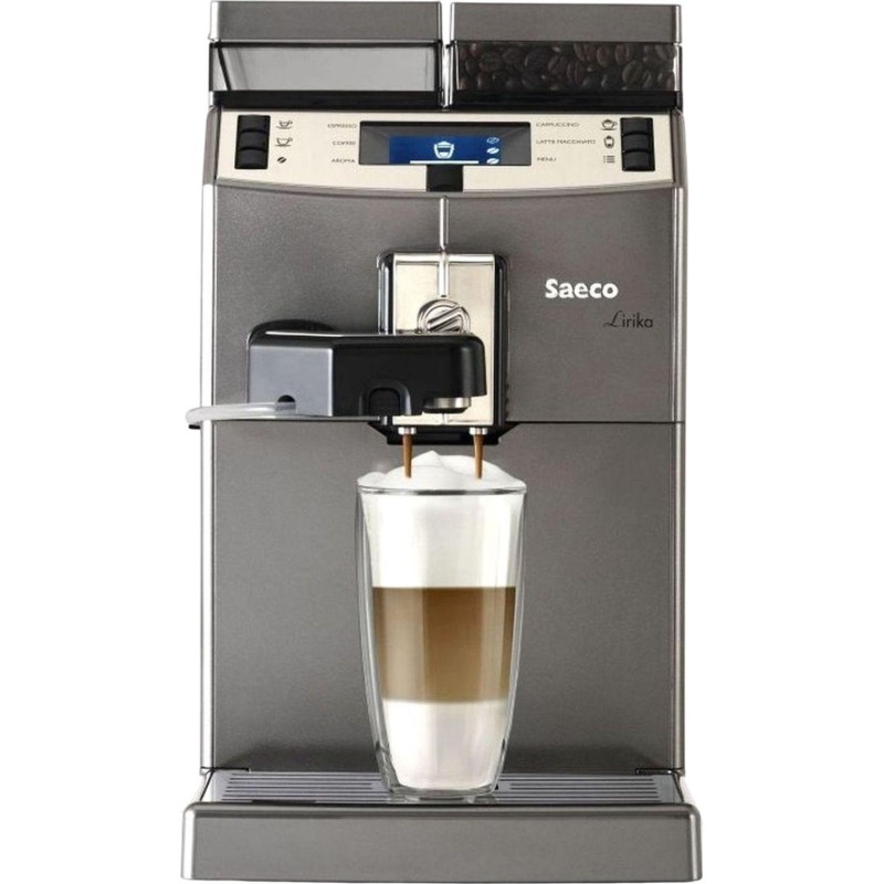 Кофемашина Saeco Lirika One Touch Cappuccino, 1900Вт,2.5л,зерна500г