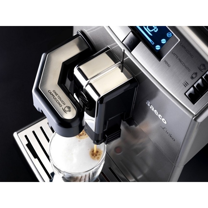 Кофемашина Saeco Lirika One Touch Cappuccino, 1900Вт,2.5л,зерна500г