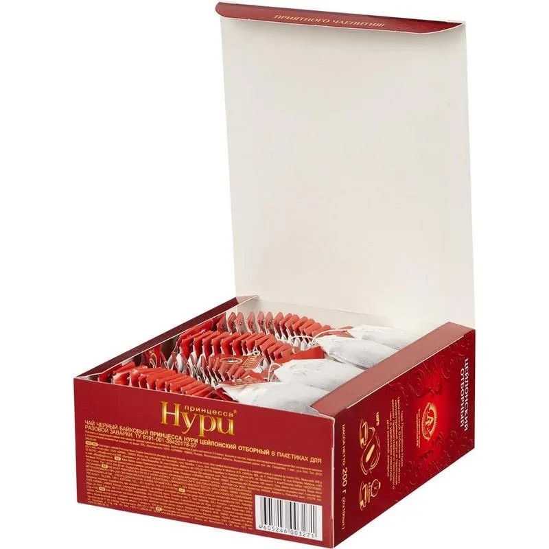 Чай Принцесса НУРИ Цейлонский отборный(2гх100п) пак.черн.,420998