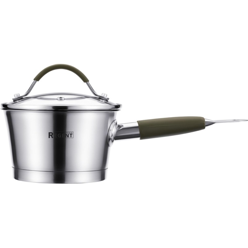 Ковш со стекл. крышкой 1,2л; 14x8,5 см Linea OLIVA 67-1114