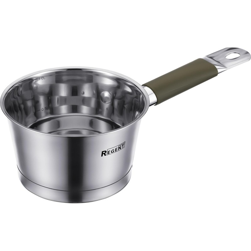 Ковш со стекл. крышкой 1,2л; 14x8,5 см Linea OLIVA 67-1114