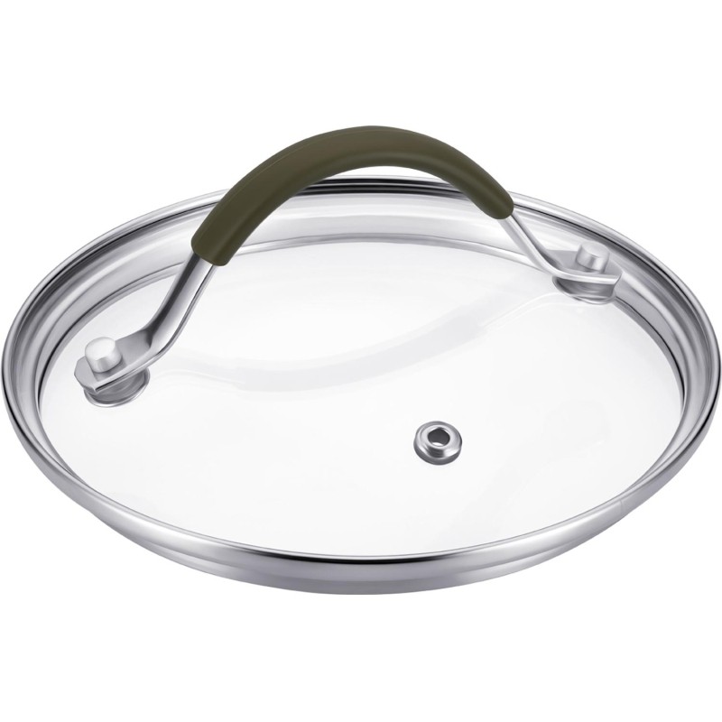 Ковш со стекл. крышкой 1,2л; 14x8,5 см Linea OLIVA 67-1114