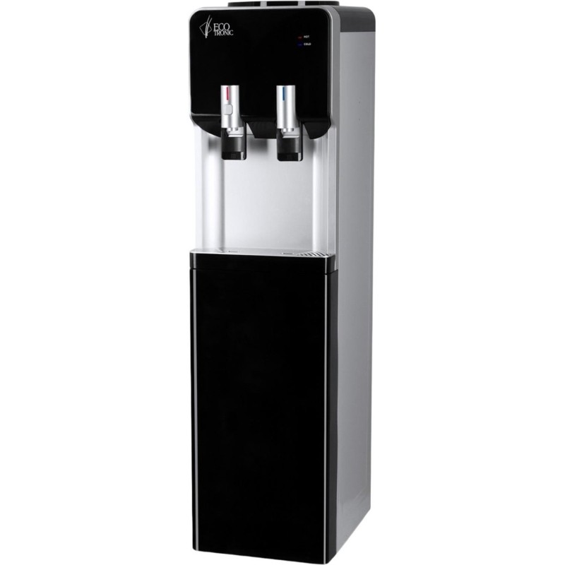 Кулер напольный ECOTRONIC M40-LCE black-silver со шкафчиком