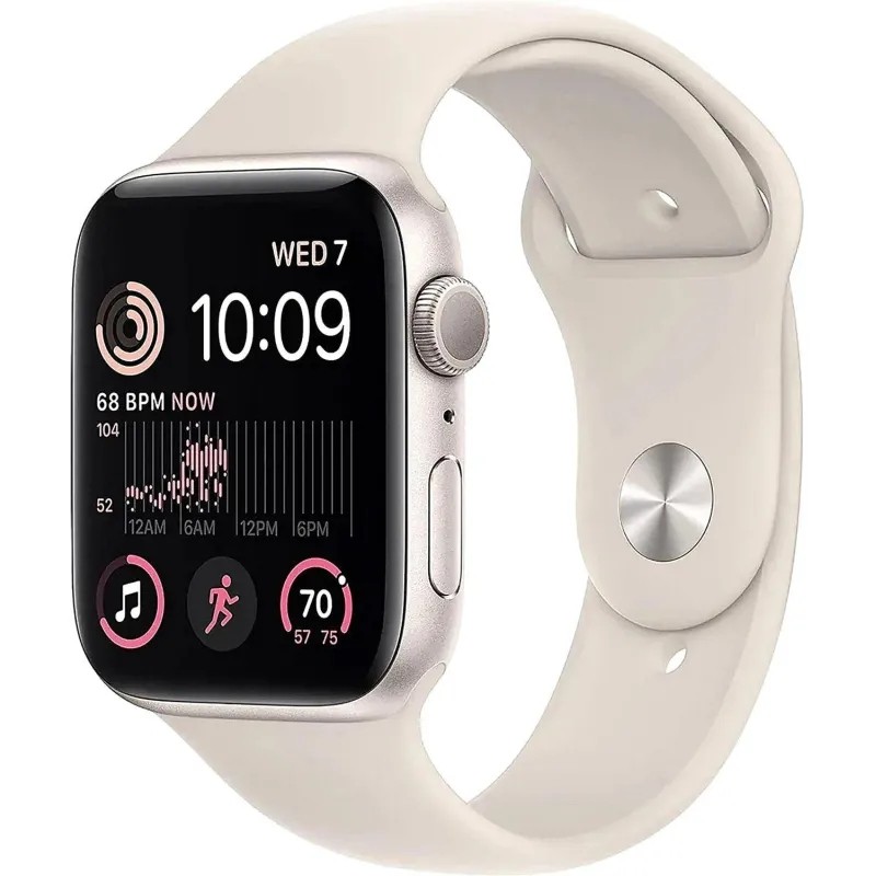 Смарт-часы Apple Watch SE 2024 A2723 44мм OLED корп.сияющ.зв.(MXEU3LL/A)