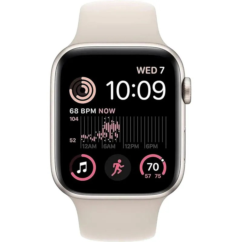 Смарт-часы Apple Watch SE 2024 A2723 44мм OLED корп.сияющ.зв.(MXEU3LL/A)