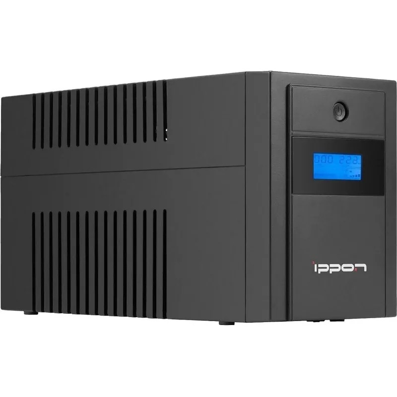 ИБП Ippon Back Basic 1200 LCD Euro 600Вт 1200ВА черный(1687965)