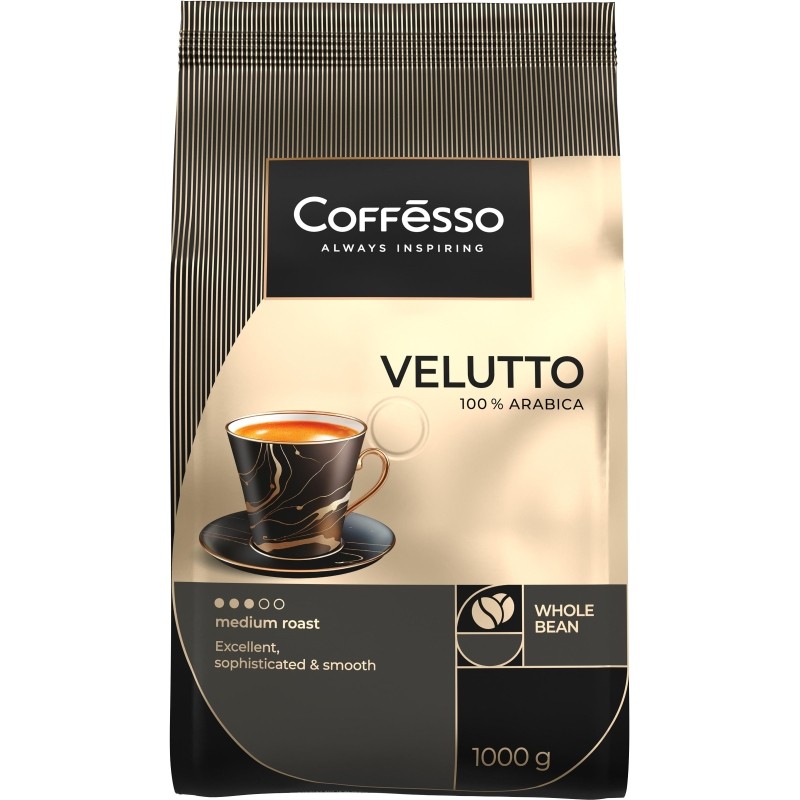 Кофе в зернах Coffesso VELUTTO 1000г