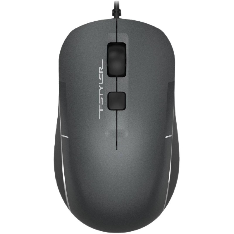 Мышь компьютерная A4Tech Fstyler FM26S серый/черный 800-1600dpi silent/4but