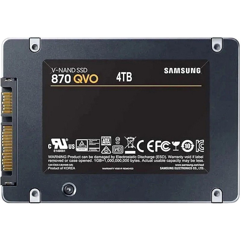 SSD накопитель Samsung 870 QVO 4Tb, 2.5, SATA(MZ-77Q4T0BW)