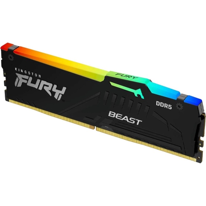 Модуль памяти Kingston FURY Beast RGB DDR5 DIMM 8GB 5200Мгц(KF552C36BBEA-8)