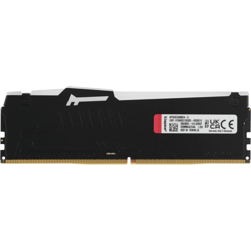 Модуль памяти Kingston FURY Beast RGB DDR5 DIMM 8GB 5200Мгц(KF552C36BBEA-8)