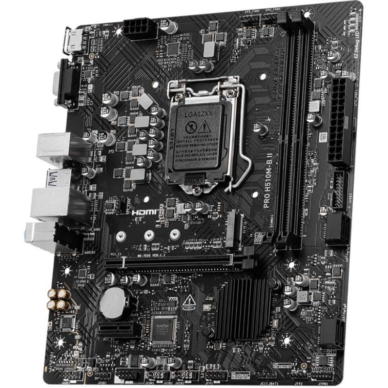 Материнская плата MSI PRO H510M-B II (10Gen only) s1200 Intel 2xDDR4 mATX