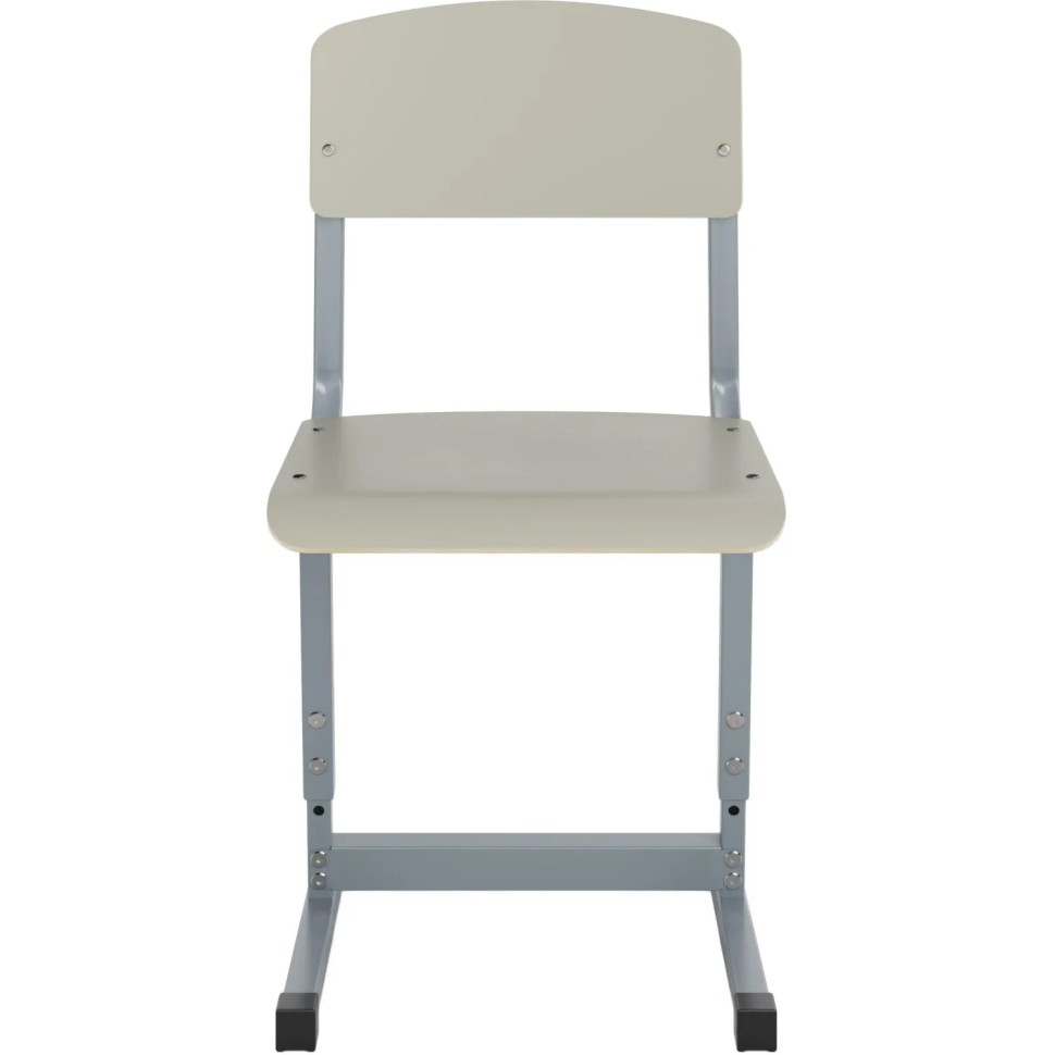 Стул ученический MET_Комус Мебель 5-7р.г. (4-6р.г) серый/серый НОВ