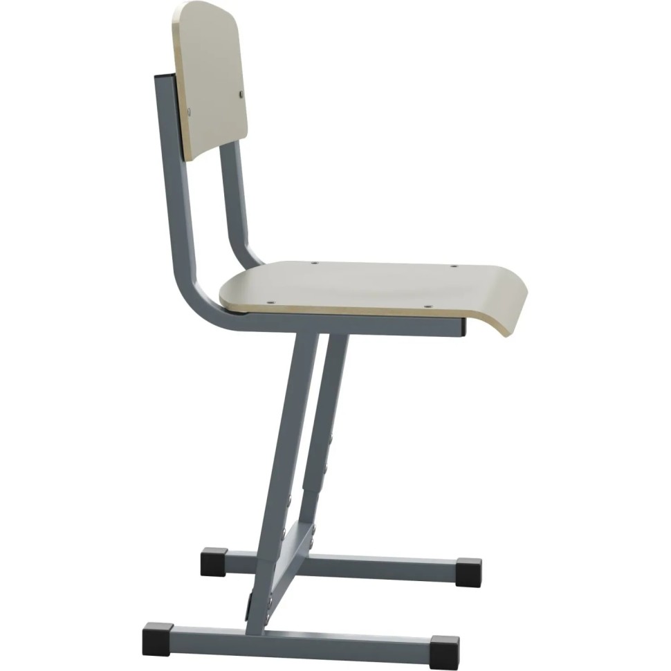 Стул ученический MET_Комус Мебель 5-7р.г. (4-6р.г) серый/серый НОВ