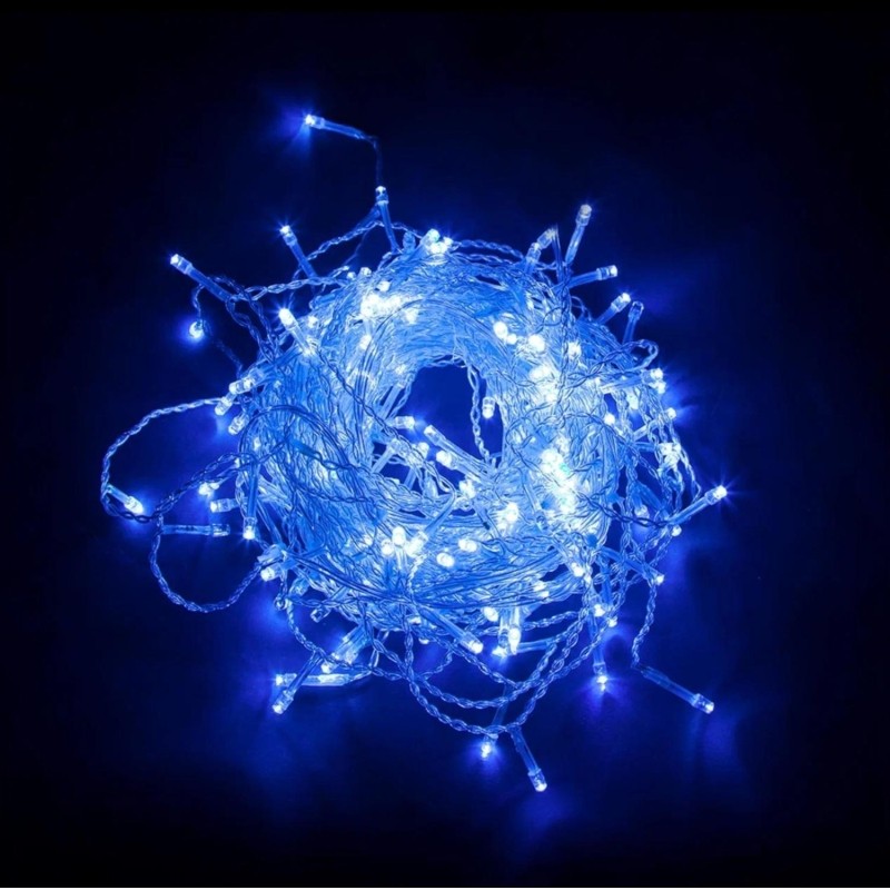 Гирлянда светодиодная Занавес FERON CL21, 320LED, (син) 3x2м IP44 32340