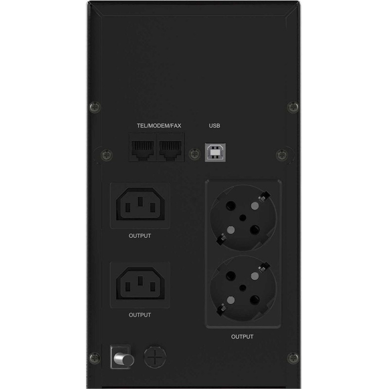 ИБП ДКС Лин.-инт. Info LCD, 2000 ВА/1200 Вт, 2xC13, 2xEURO(INFOLCD2000SI)