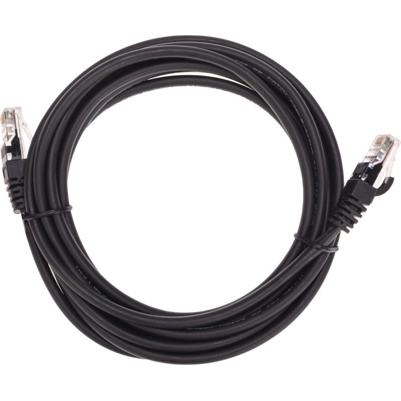 Патч-корд REXANT (02-0102-3) U/UTP, CAT 5e, 26AWG, LSZH, черный, 3м