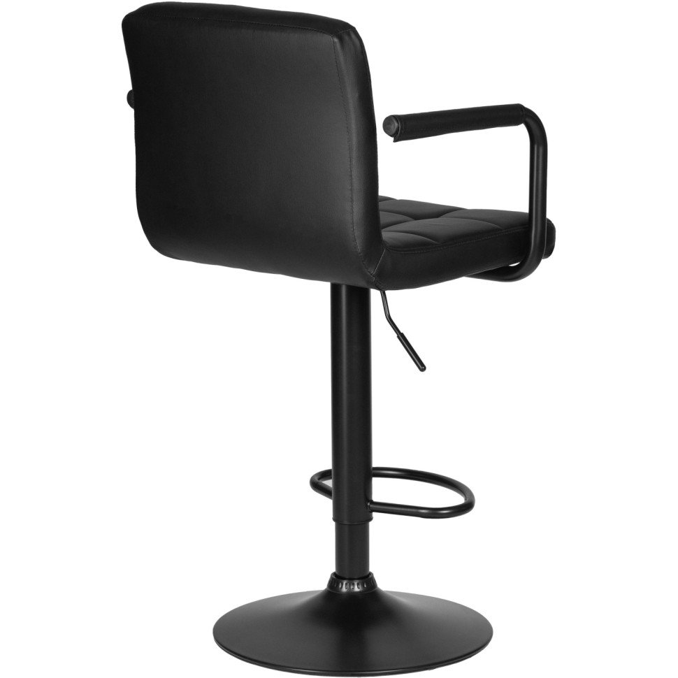 Стул барный LO_DOBRIN KRUGER ARM BLACK LM-5011_BlackBase черный/черный