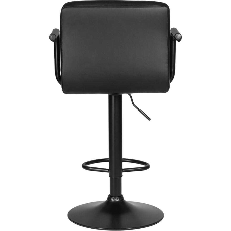 Стул барный LO_DOBRIN KRUGER ARM BLACK LM-5011_BlackBase черный/черный