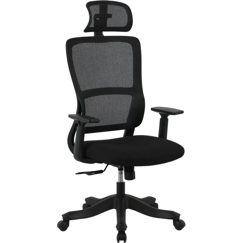 Кресло BN_Hg_EChair-634 TC сетка/ткань черный Кресло BN_Hg_EChair-634 TC сетка/ткань черный