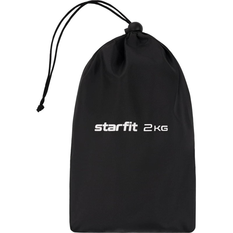Утяжелитель универс STARFIT WT-502 2кг, фиолет/сер.,2шт/уп,ЦБ-00002503