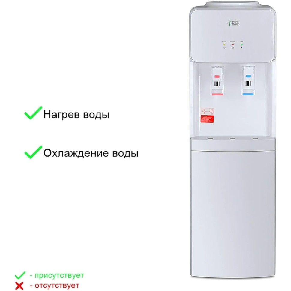 Кулер Ecotronic J21-LC white-grey