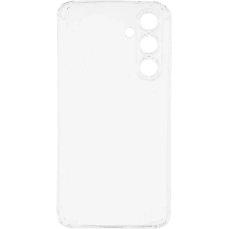 Чехол накладка PERO силикон для Samsung S24 FE прозрачный усиленный