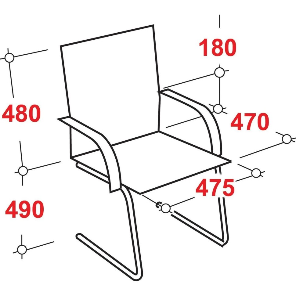 Конференц-кресло VT_Chairman 696 V ткань серая TW-04 Конференц-кресло VT_Chairman 696 V ткань серая TW-04